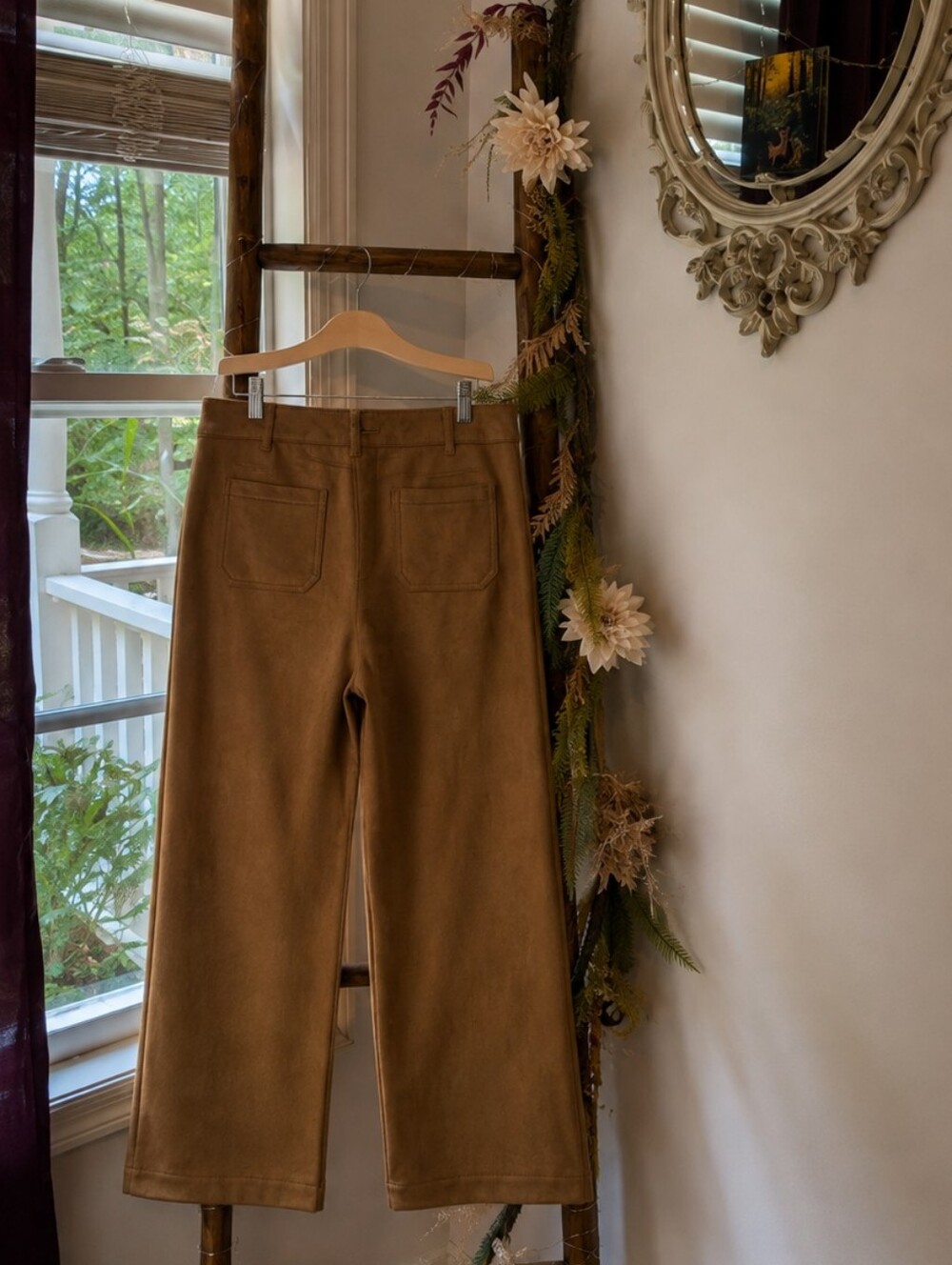 Women's  Pants in Caramel Brown